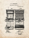 Patent Blueprint 5260 1 12 A4 Photo Print