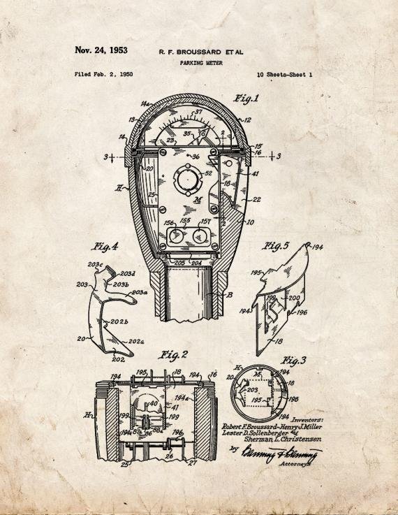 Patent Blueprint 5263 1 12 A4 Photo Print