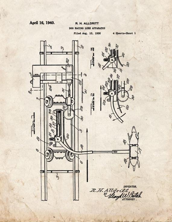 Patent Blueprint 5266 1 12 A4 Photo Print