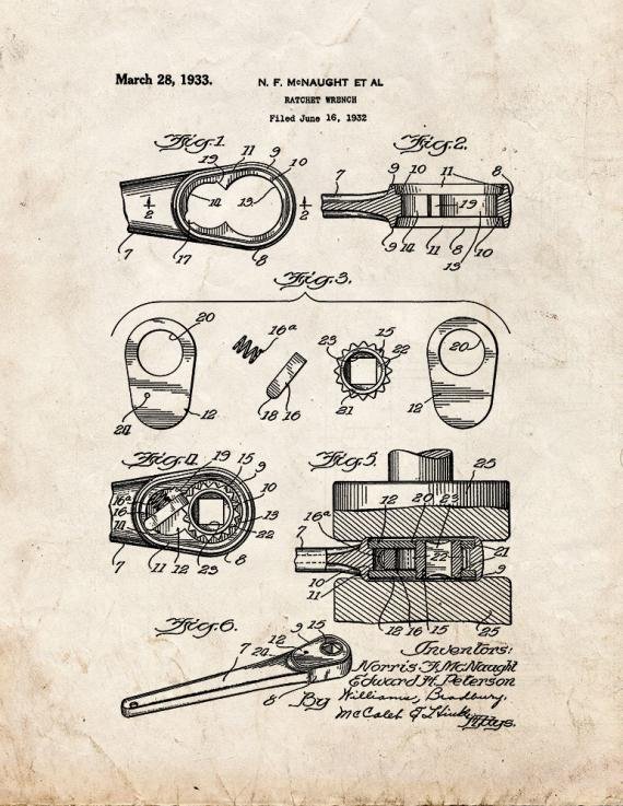 Patent Blueprint 5267 1 12 A4 Photo Print