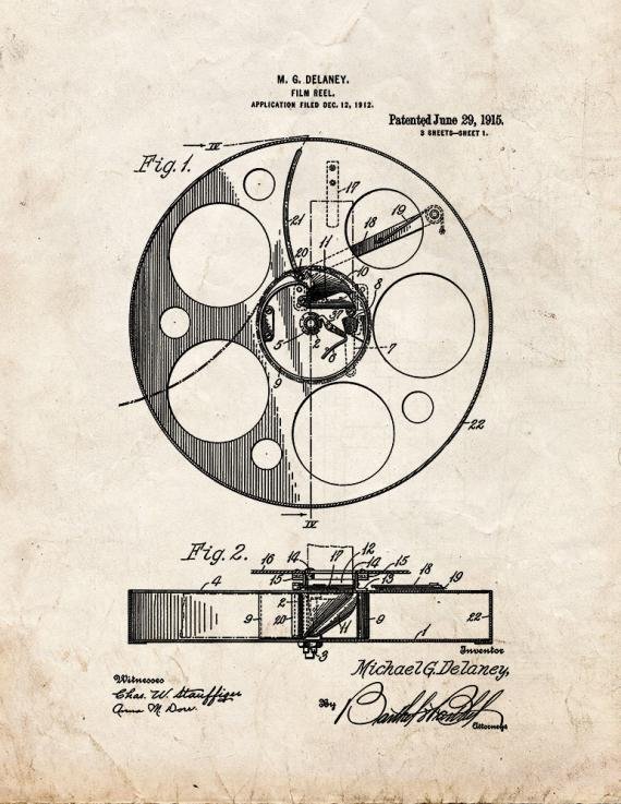 Patent Blueprint 5269 1 12 A4 Photo Print