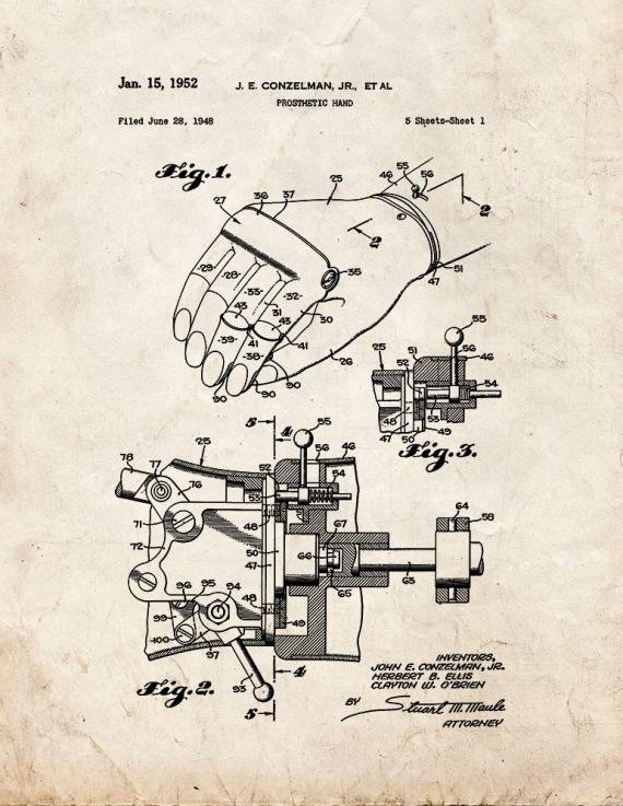 Patent Blueprint 5274 1 12 A4 Photo Print
