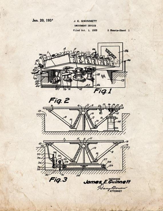 Patent Blueprint 5283 1 12 A4 Photo Print