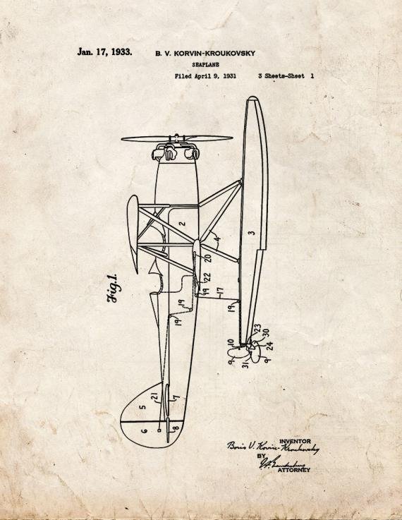 Patent Blueprint 5285 1 12 A4 Photo Print