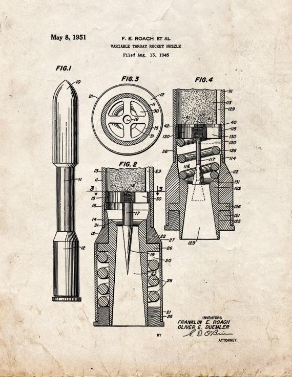 Patent Blueprint 5294 1 12 A4 Photo Print
