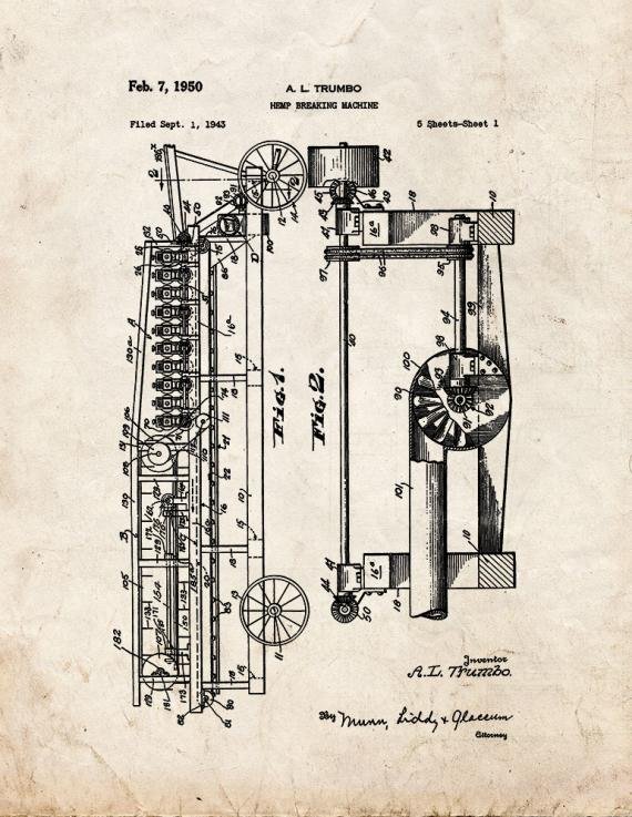 Patent Blueprint 5301 1 12 A4 Photo Print
