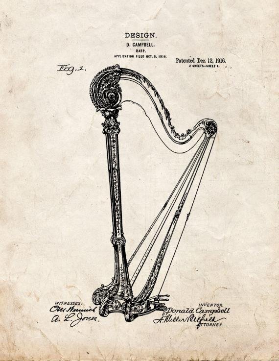 Patent Blueprint 5302 1 12 A4 Photo Print