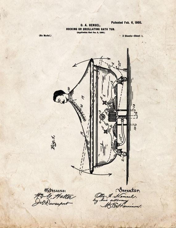 Patent Blueprint 5321 1 12 A4 Photo Print