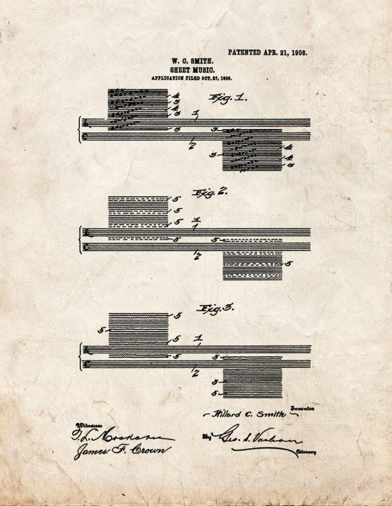 Patent Blueprint 5324 1 12 A4 Photo Print