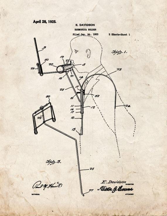 Patent Blueprint 5329 1 12 A4 Photo Print