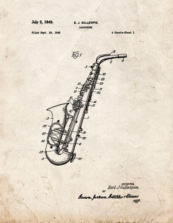 Patent Blueprint 5332 1 12 A4 Photo Print