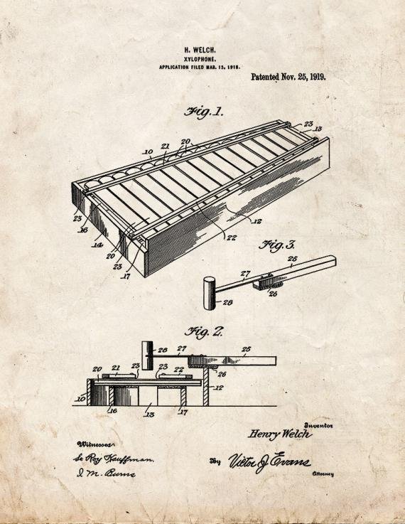Patent Blueprint 5335 1 12 A4 Photo Print