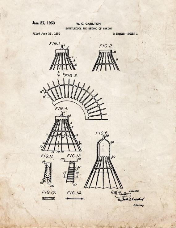 Patent Blueprint 5338 1 12 A4 Photo Print