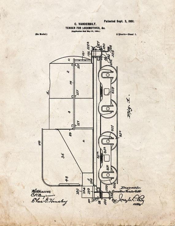 Patent Blueprint 5340 1 12 A4 Photo Print
