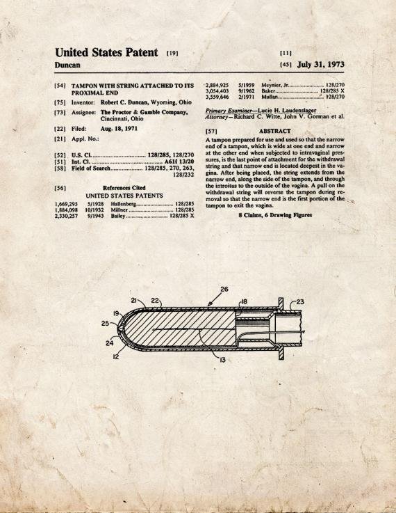 Patent Blueprint 5348 1 12 A4 Photo Print
