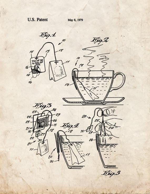 Patent Blueprint 5349 2 12 A4 Photo Print