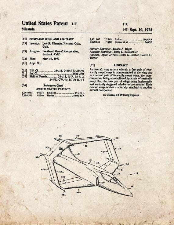 Patent Blueprint 5350 1 12 A4 Photo Print