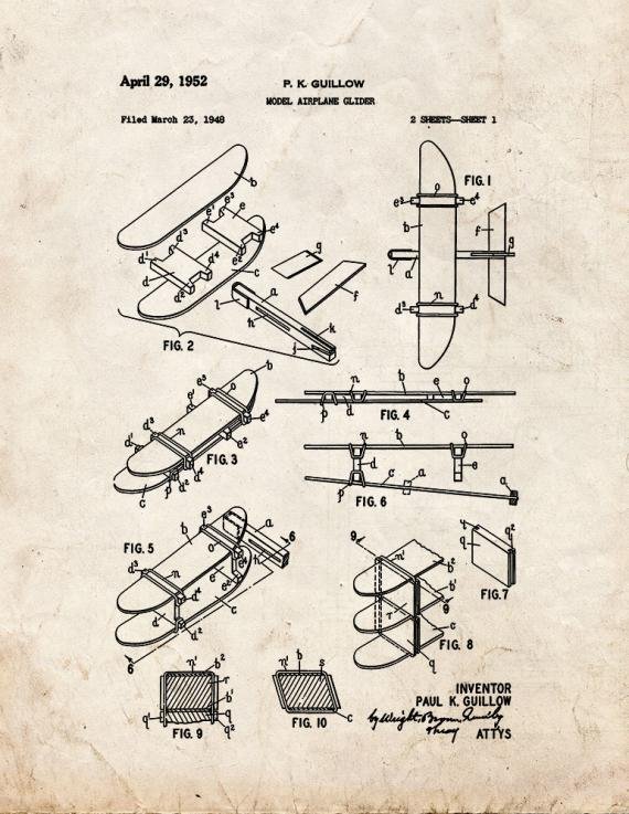 Patent Blueprint 5351 1 12 A4 Photo Print