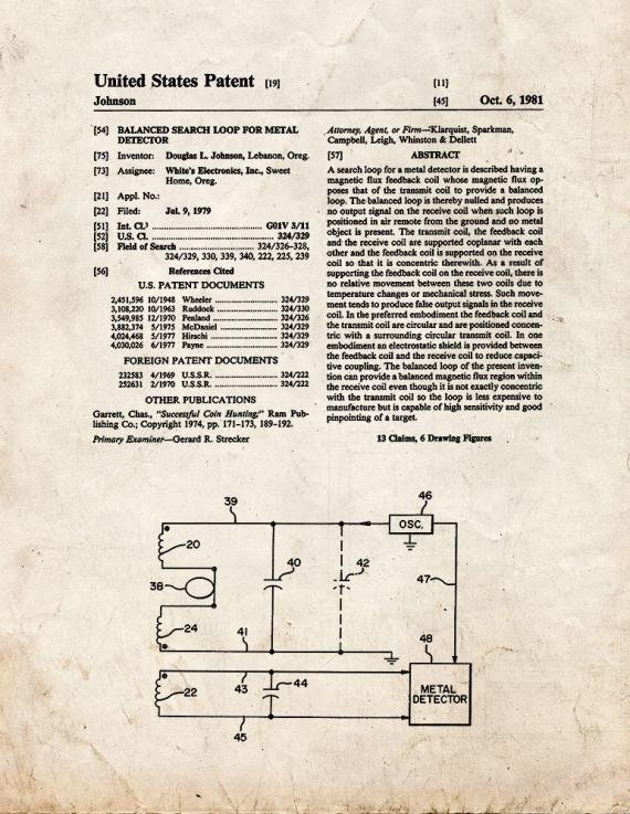 Patent Blueprint 5359 1 12 A4 Photo Print