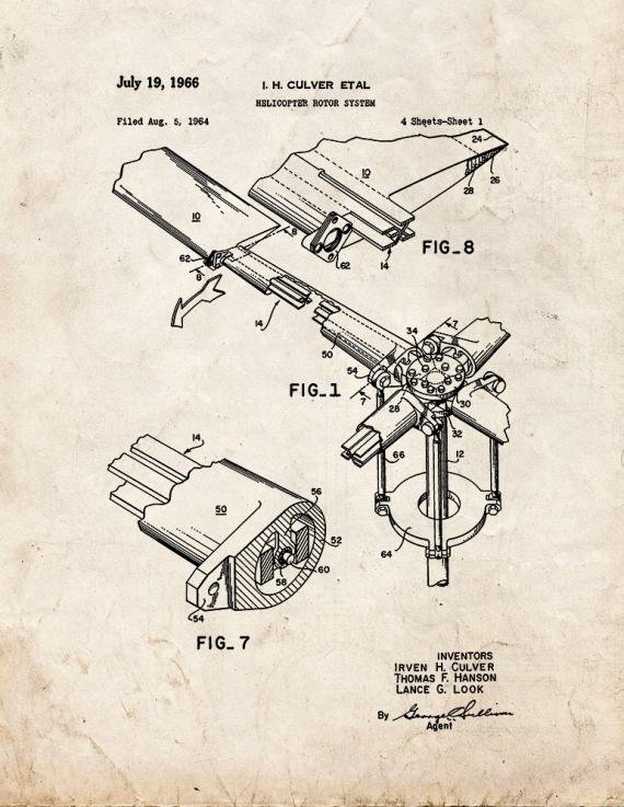 Patent Blueprint 5360 1 12 A4 Photo Print