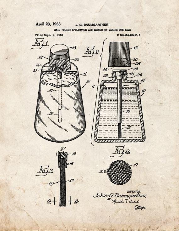Patent Blueprint 5361 1 12 A4 Photo Print