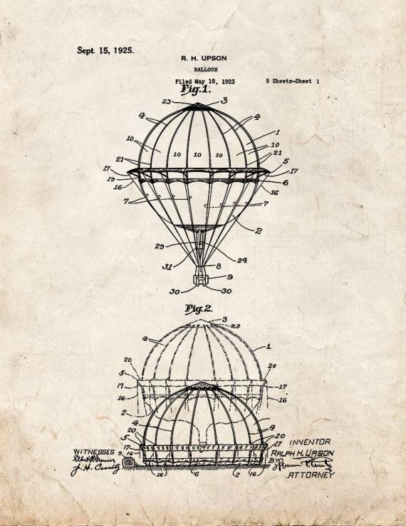 Patent Blueprint 5364 1 12 A4 Photo Print