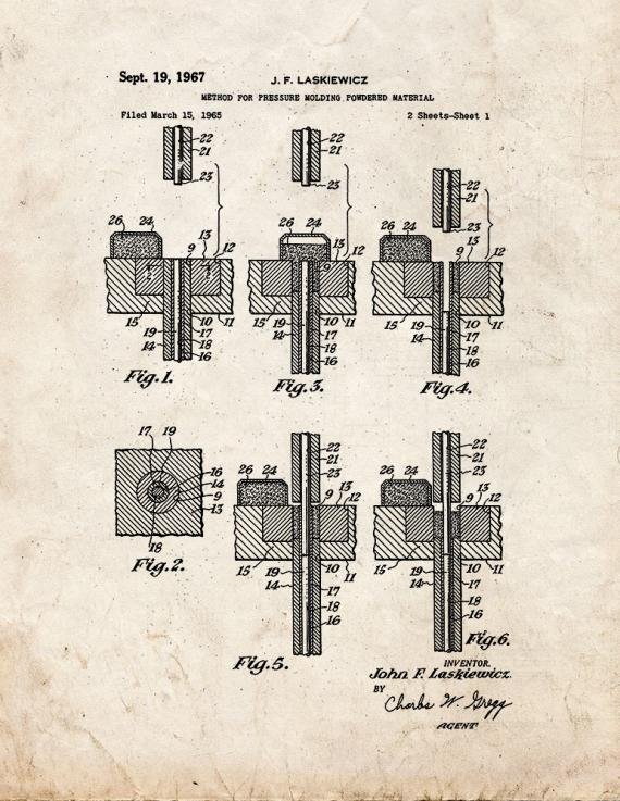 Patent Blueprint 5371 1 12 A4 Photo Print