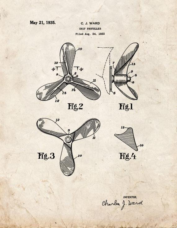 Patent Blueprint 5373 1 12 A4 Photo Print