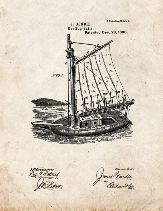 Patent Blueprint 5375 1 12 A4 Photo Print
