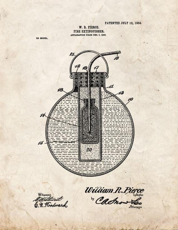 Patent Blueprint 5377 1 12 A4 Photo Print