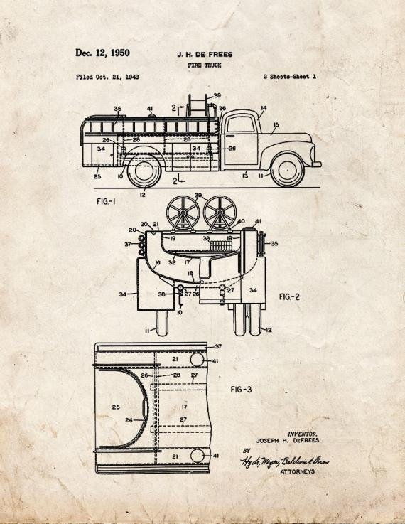 Patent Blueprint 5378 1 12 A4 Photo Print