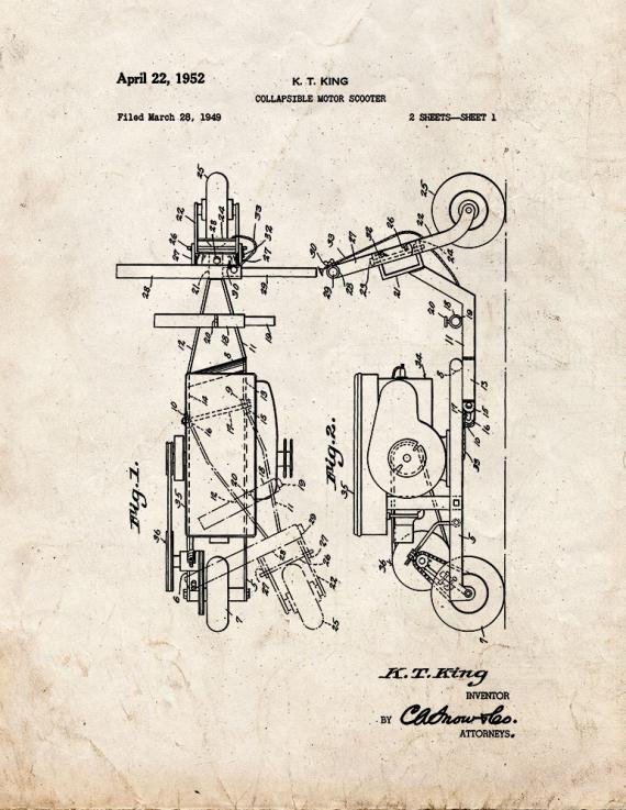 Patent Blueprint 5389 1 12 A4 Photo Print