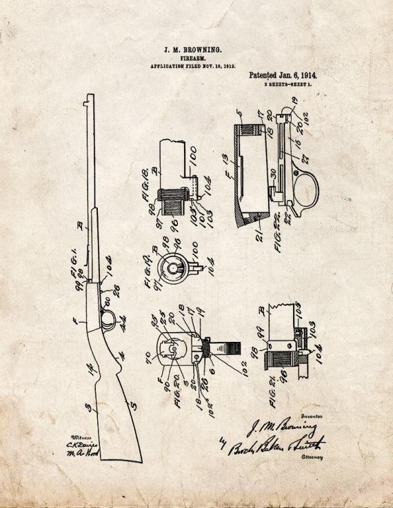 Patent Blueprint 539 1 12 A4 Photo Print