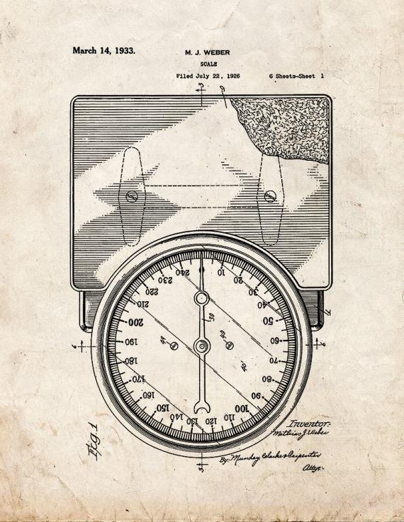 Patent Blueprint 5393 1 12 A4 Photo Print