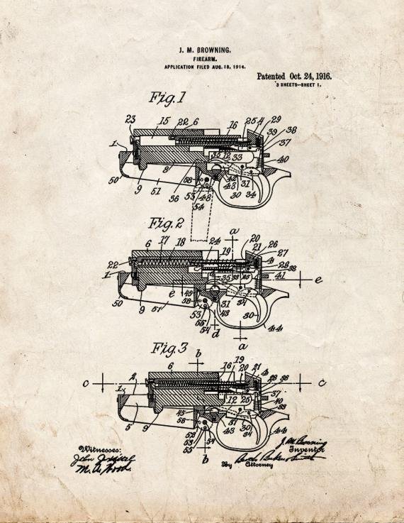 Patent Blueprint 540 1 12 A4 Photo Print