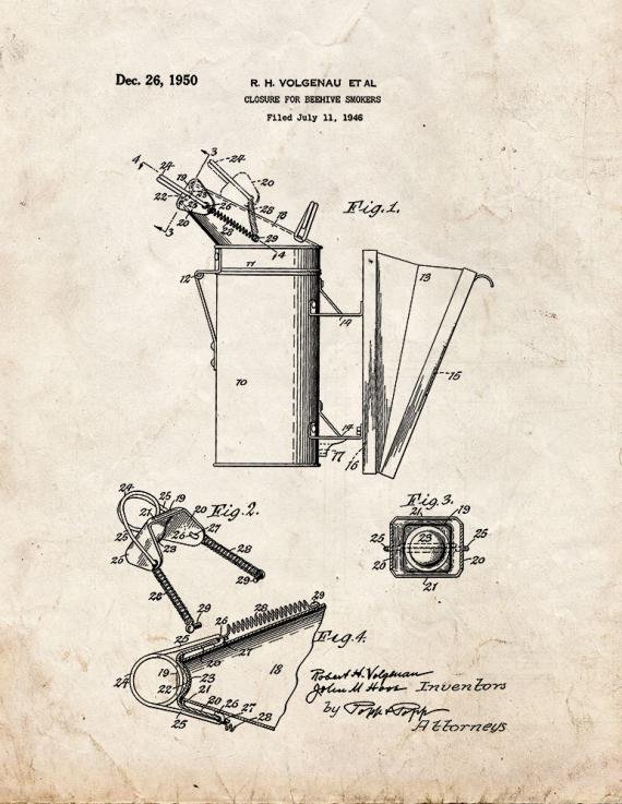 Patent Blueprint 5400 1 12 A4 Photo Print