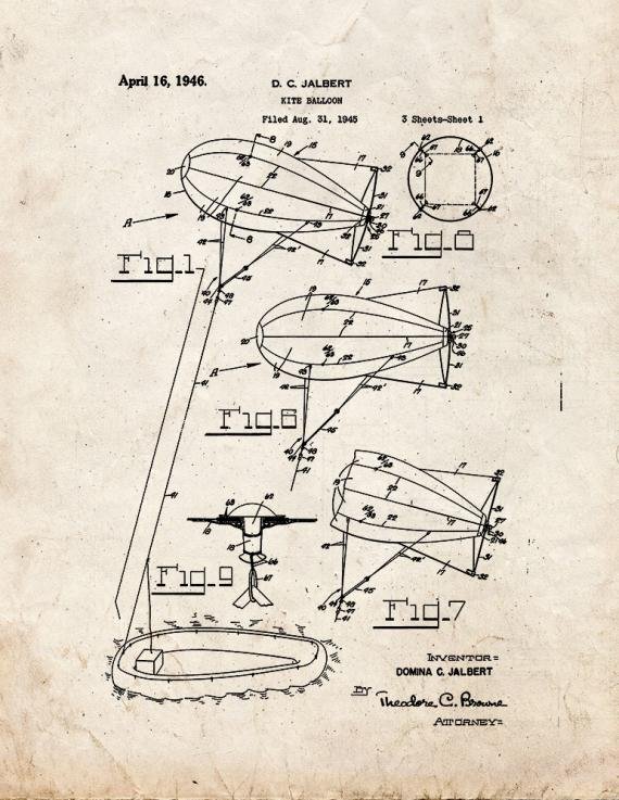 Patent Blueprint 5408 1 12 A4 Photo Print