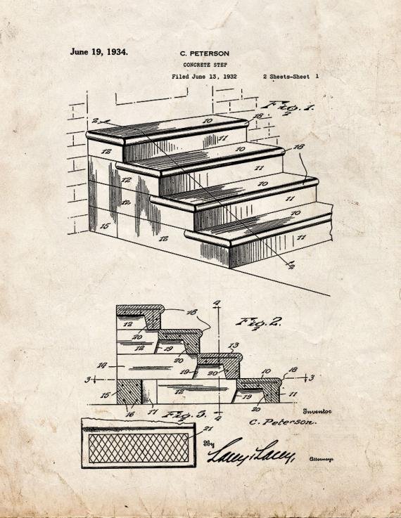Patent Blueprint 5414 1 12 A4 Photo Print