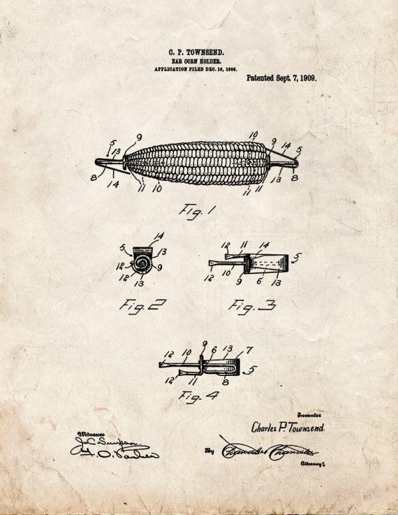 Patent Blueprint 5416 1 12 A4 Photo Print