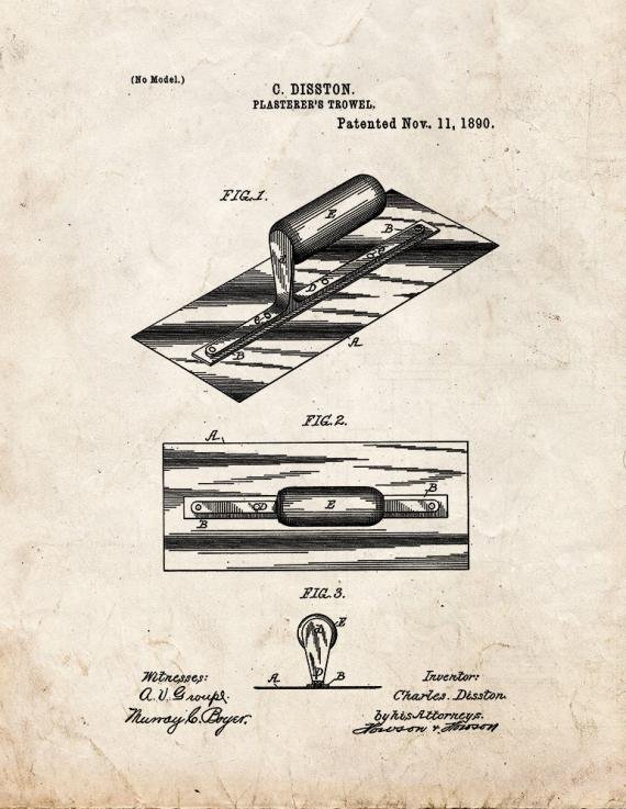 Patent Blueprint 5417 1 12 A4 Photo Print