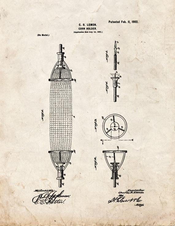 Patent Blueprint 5429 1 12 A4 Photo Print