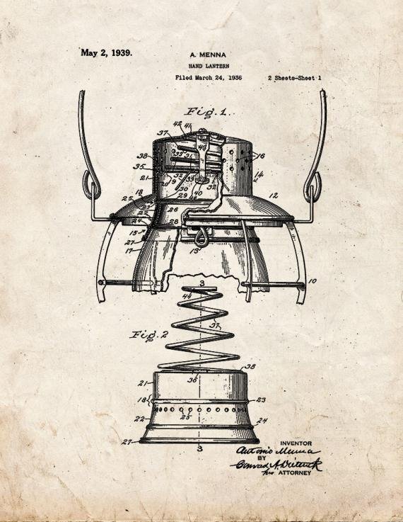 Patent Blueprint 5434 1 12 A4 Photo Print