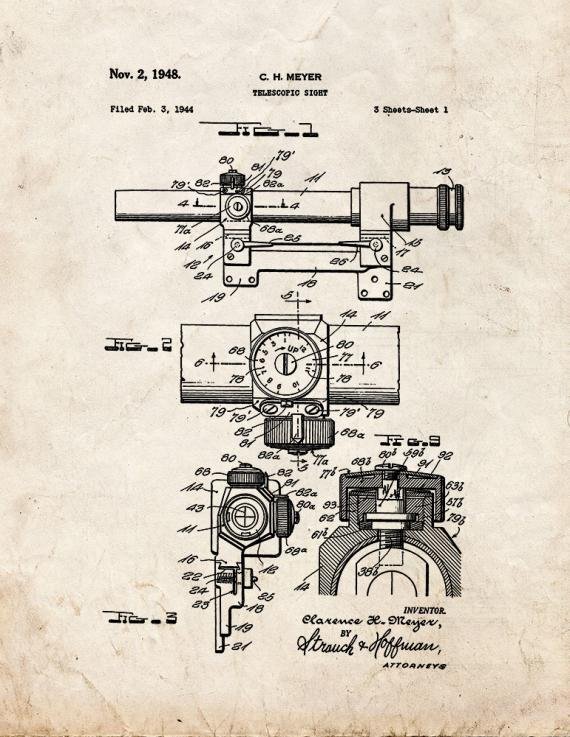 Patent Blueprint 5438 1 12 A4 Photo Print