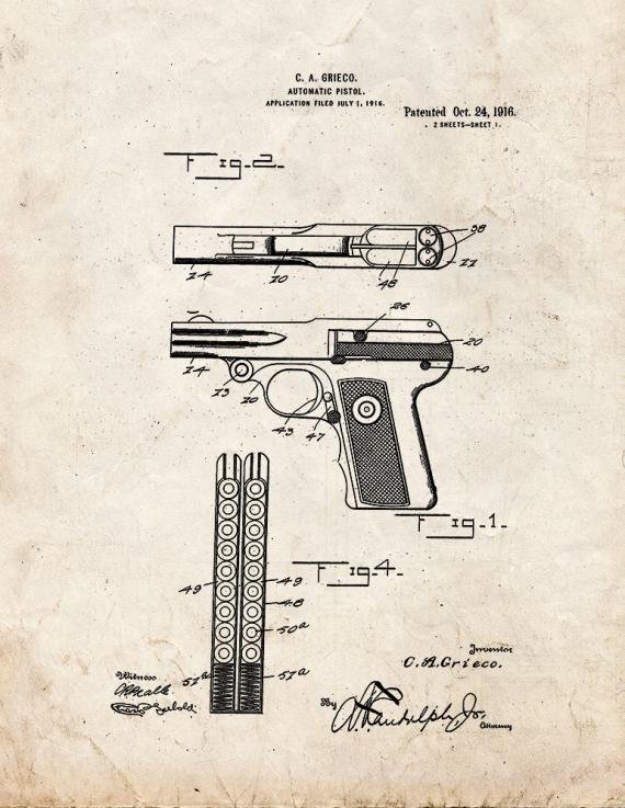 Patent Blueprint 5439 1 12 A4 Photo Print