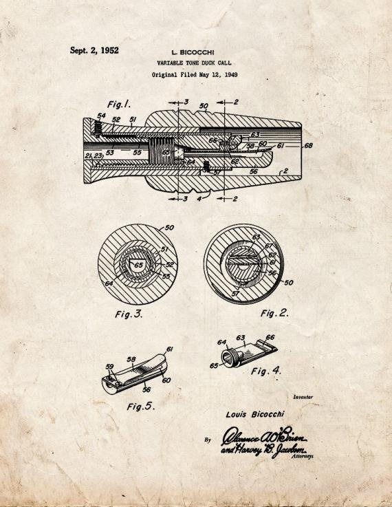 Patent Blueprint 5440 1 12 A4 Photo Print