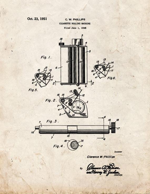 Patent Blueprint 5454 1 12 A4 Photo Print