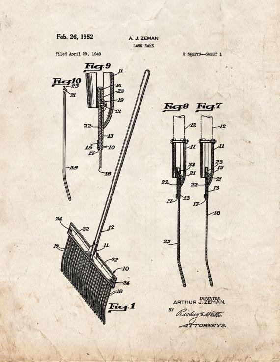 Patent Blueprint 5457 1 12 A4 Photo Print