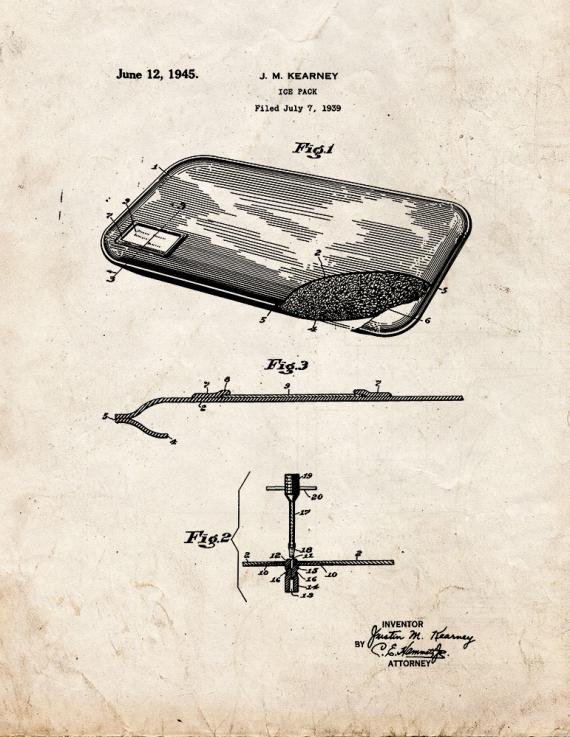 Patent Blueprint 5458 1 12 A4 Photo Print