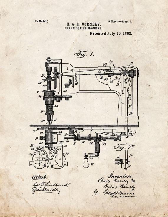 Patent Blueprint 5462 1 12 A4 Photo Print