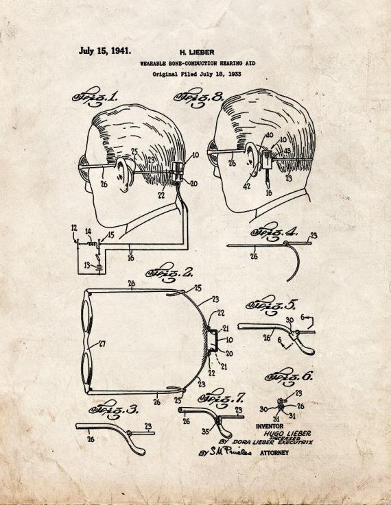 Patent Blueprint 5470 1 12 A4 Photo Print